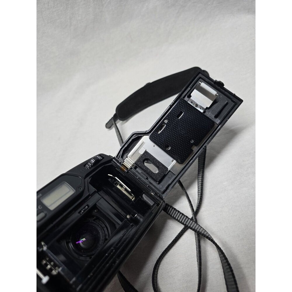 Pentax Zoom-90 Black Tele-Macro Auto Focus Point & Shoot Film Camera With Case - Picture 7 of 16
